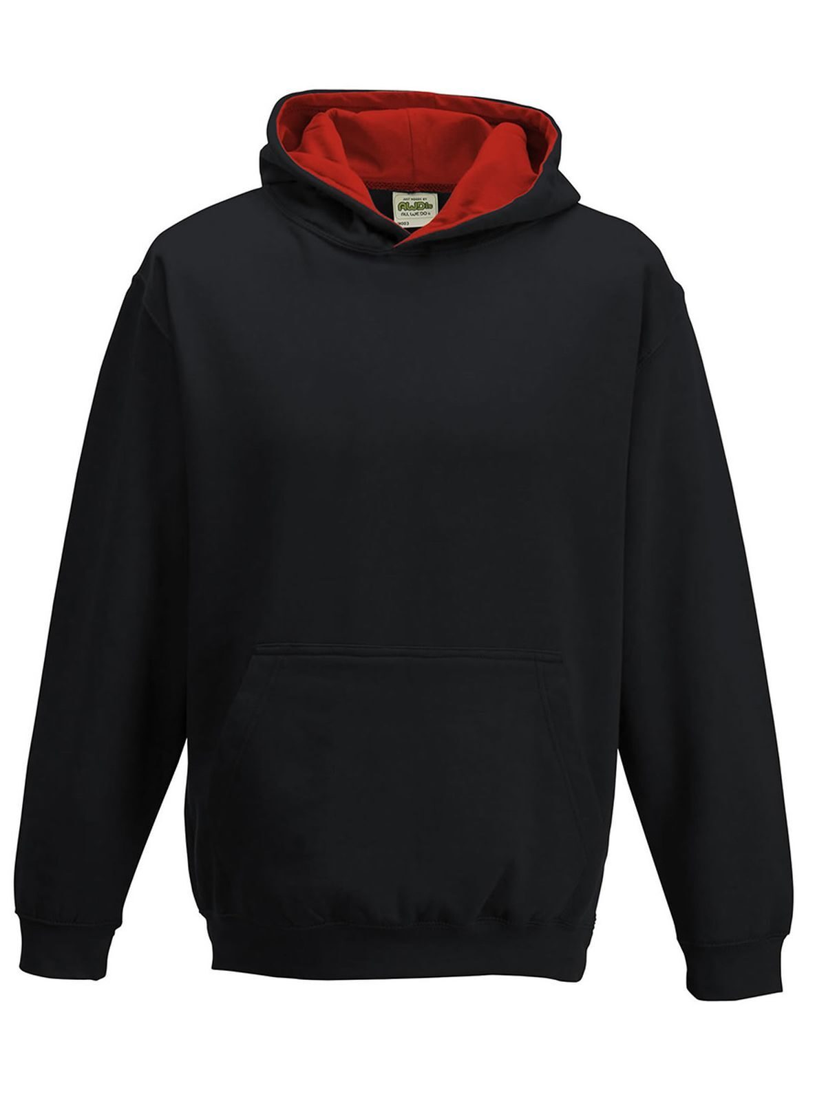 College-Hoodie für Kinder - JBLFIR - JBLFIR – Tiefschwarz/Feuerrot