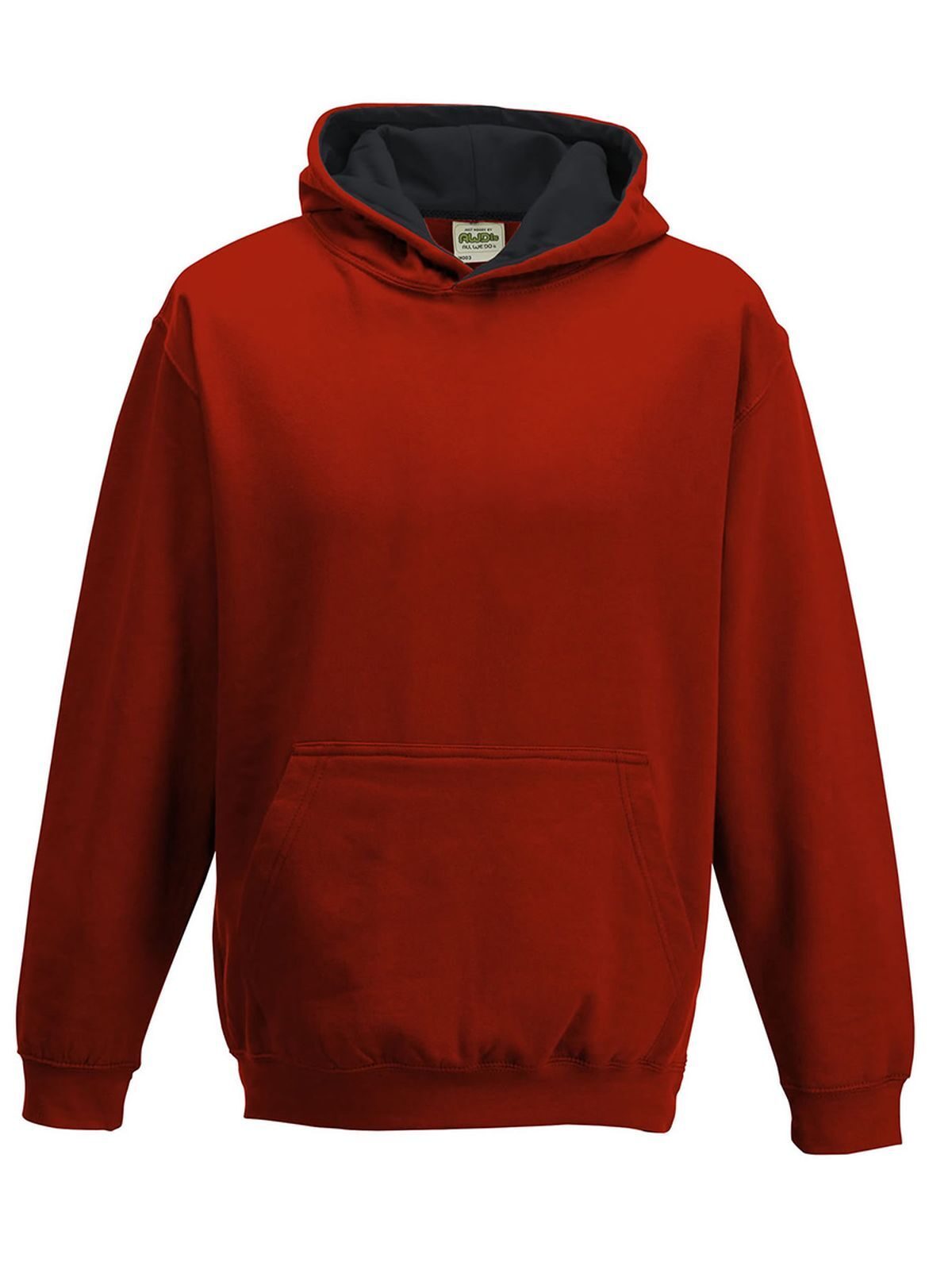 College-Hoodie für Kinder - FIRJBL - FIRJBL – FEUERROT/TIEFSCHWARZ