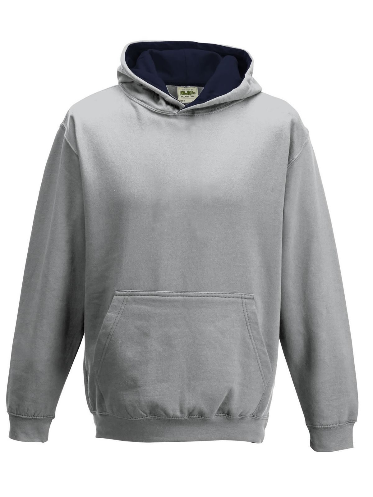 College-Hoodie für Kinder - HGRFNA - HEATHER GREY/FRENCH NAVY