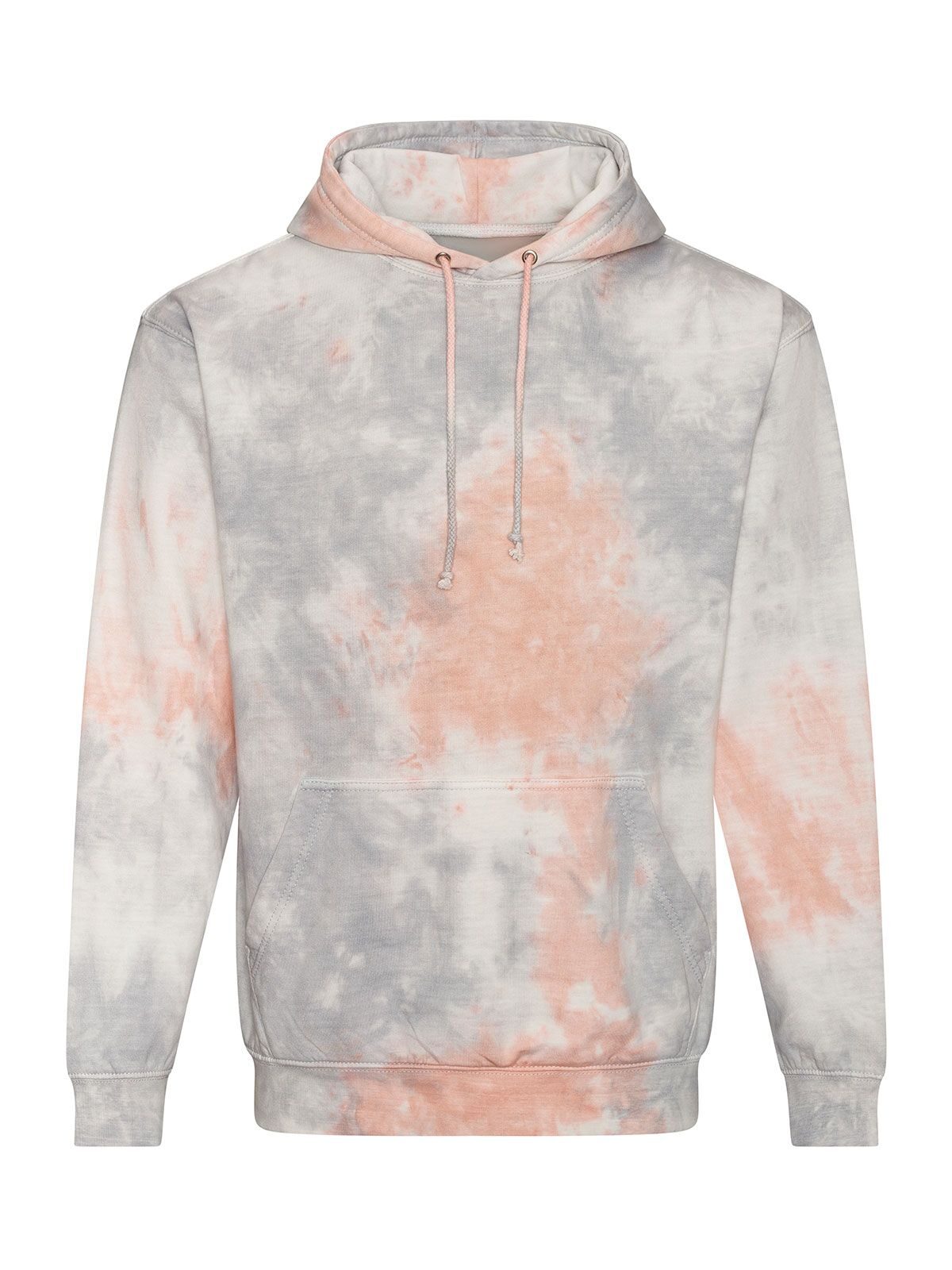 Batik-Hoodie - GPM - GRAU/ROSA MARMOR