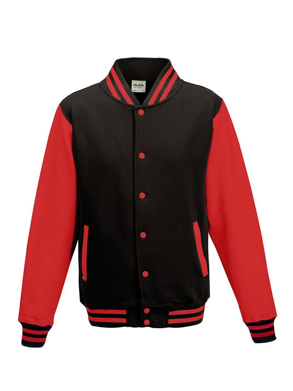 Collegejacke - JBLFIR - JBLFIR – Tiefschwarz/Feuerrot
