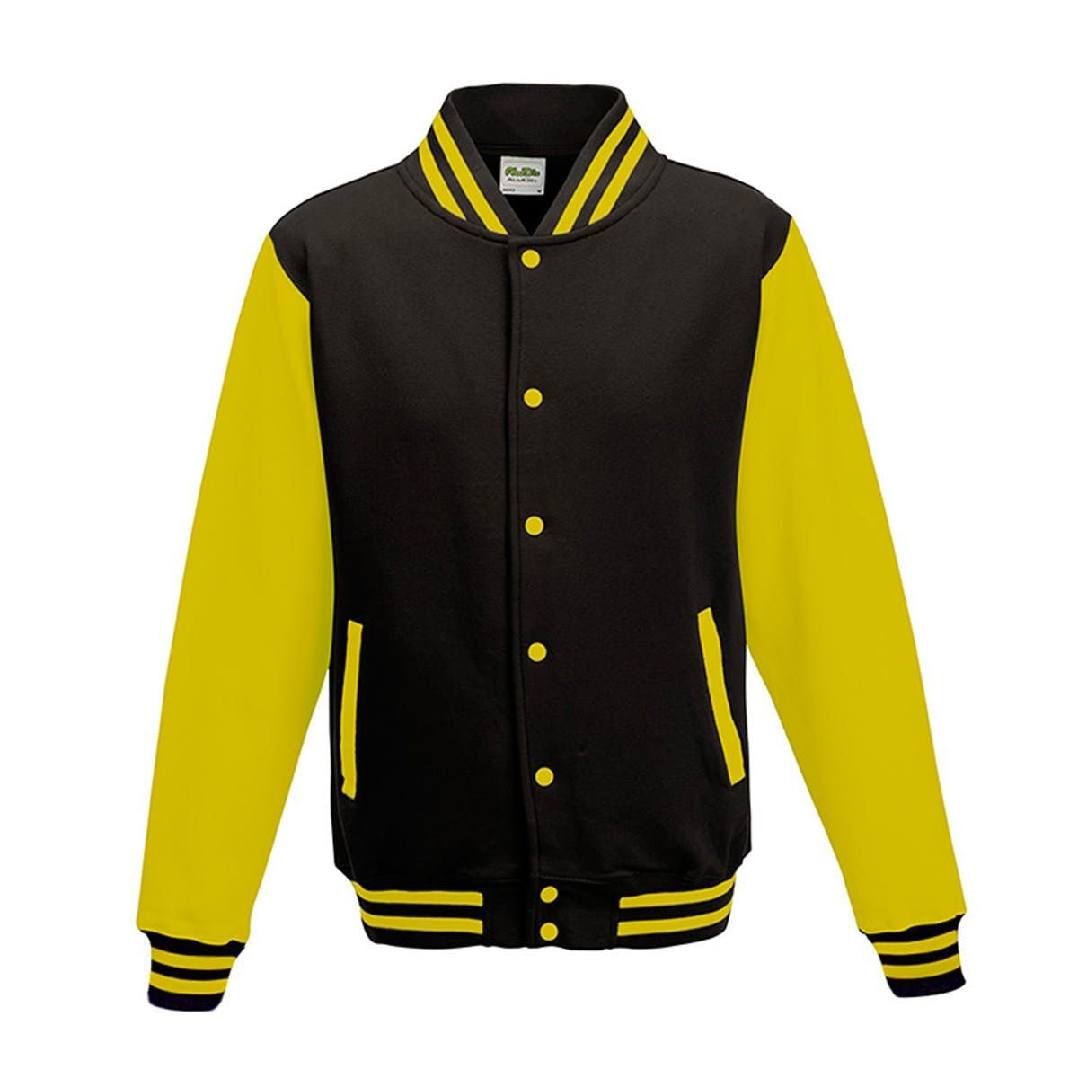Collegejacke - JBLSUY - Tiefschwarz/Sonnengelb