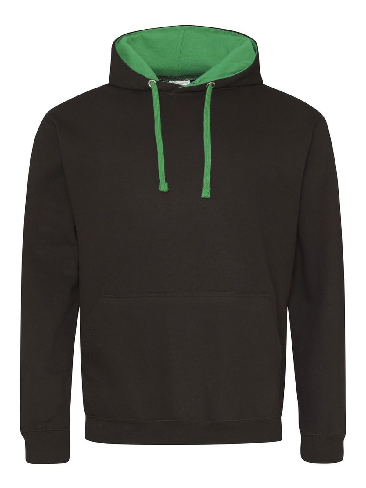 College-Hoodie - JBL/KEL – Jet Black/Kelly