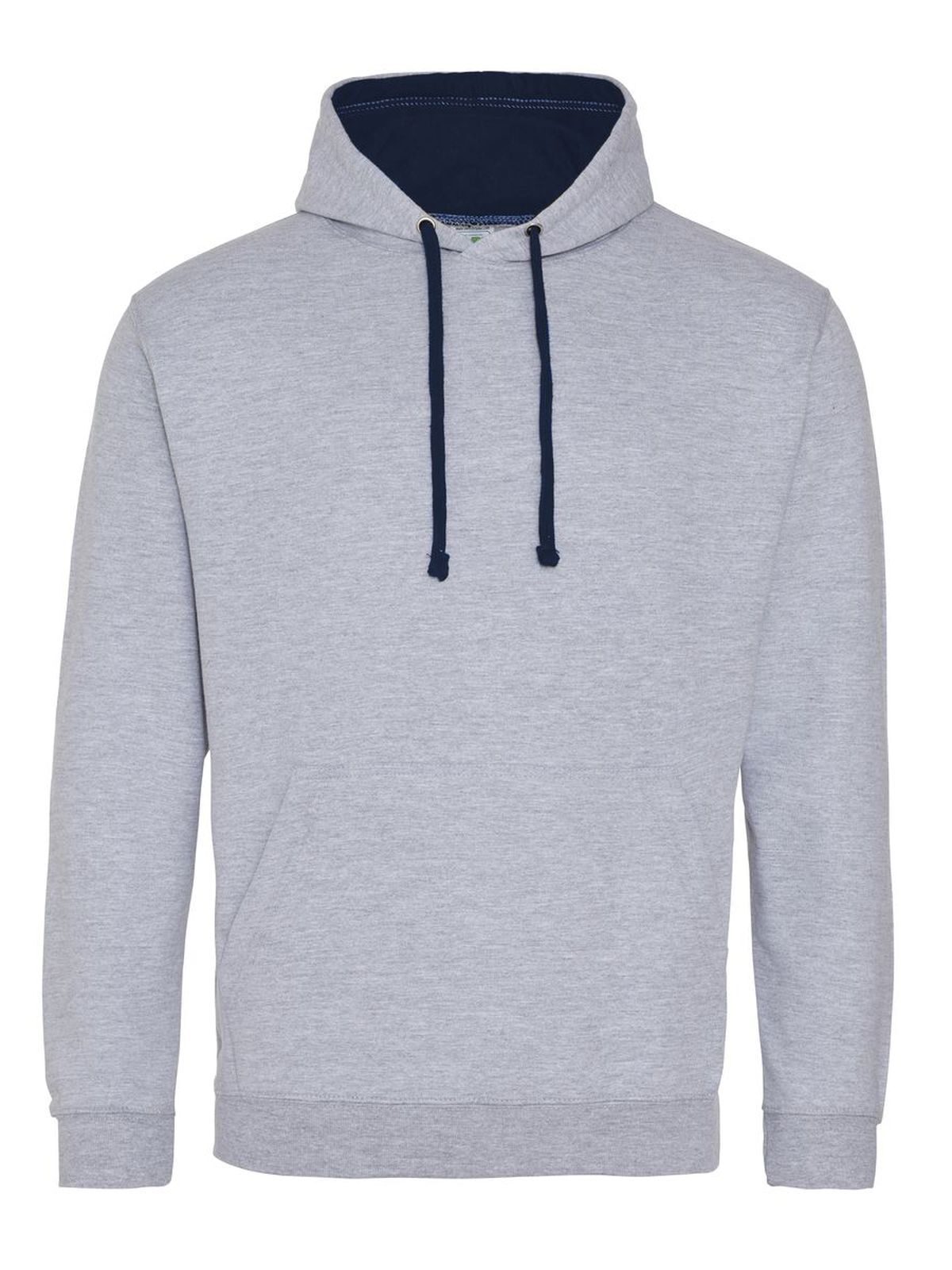 College-Hoodie - HGRFNA - HEATHER GREY/FRENCH NAVY