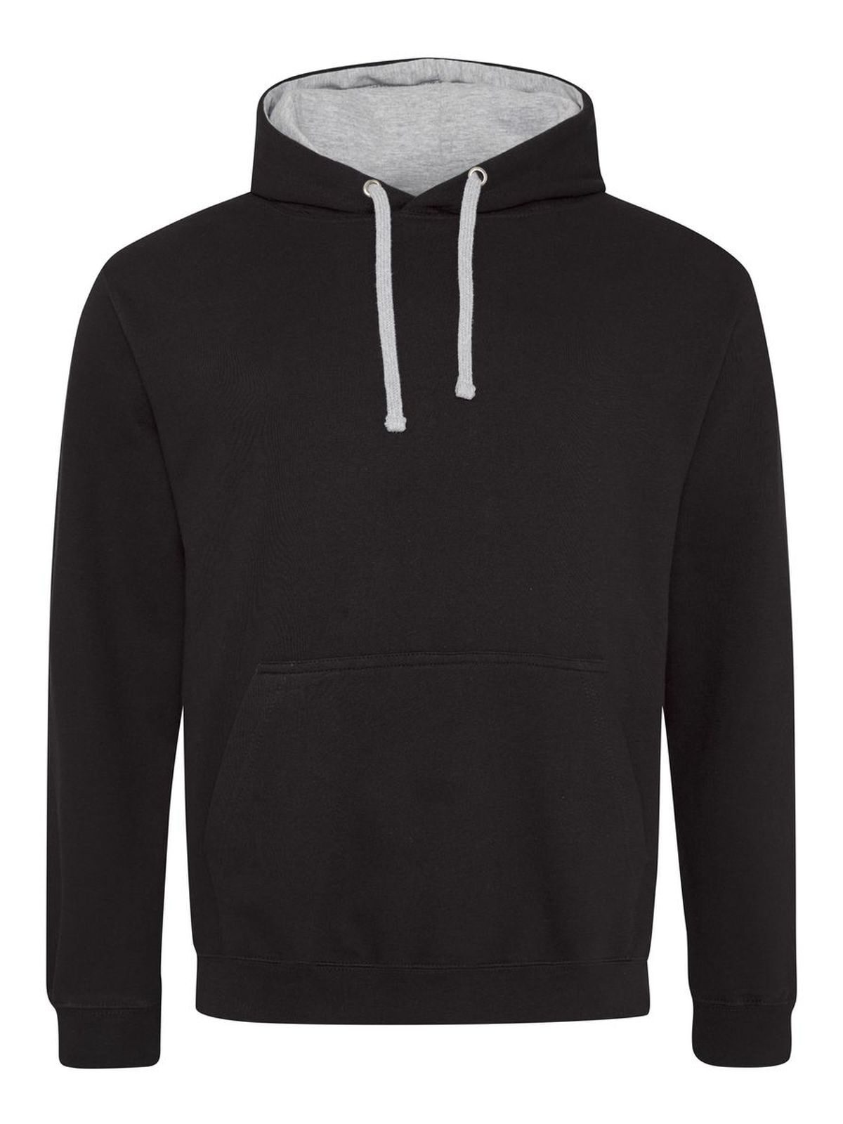 College-Hoodie - JBLHGR - Tiefschwarz/Heather Gray