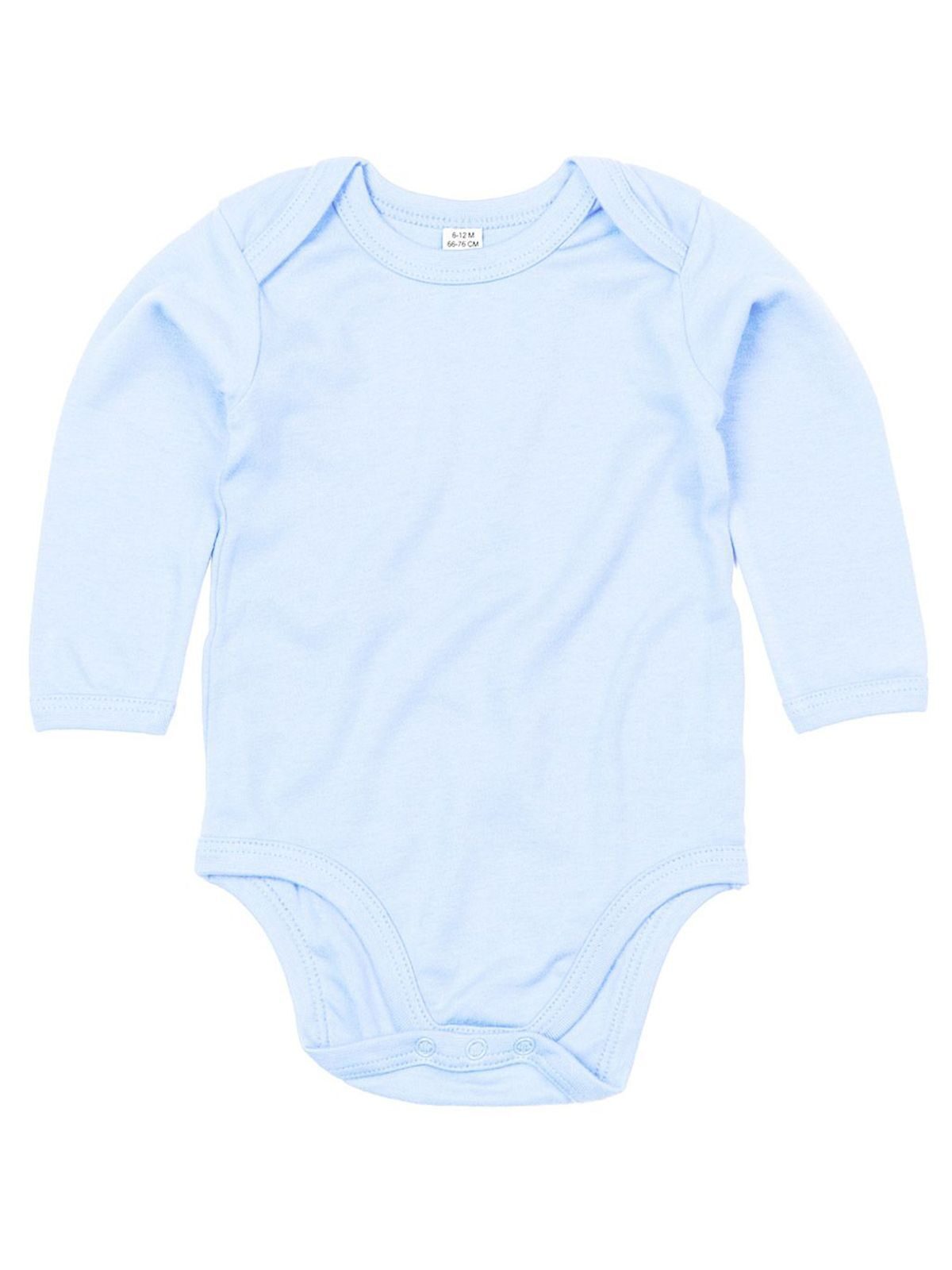 Baby-Langarmbody - DB - Dusty Blue