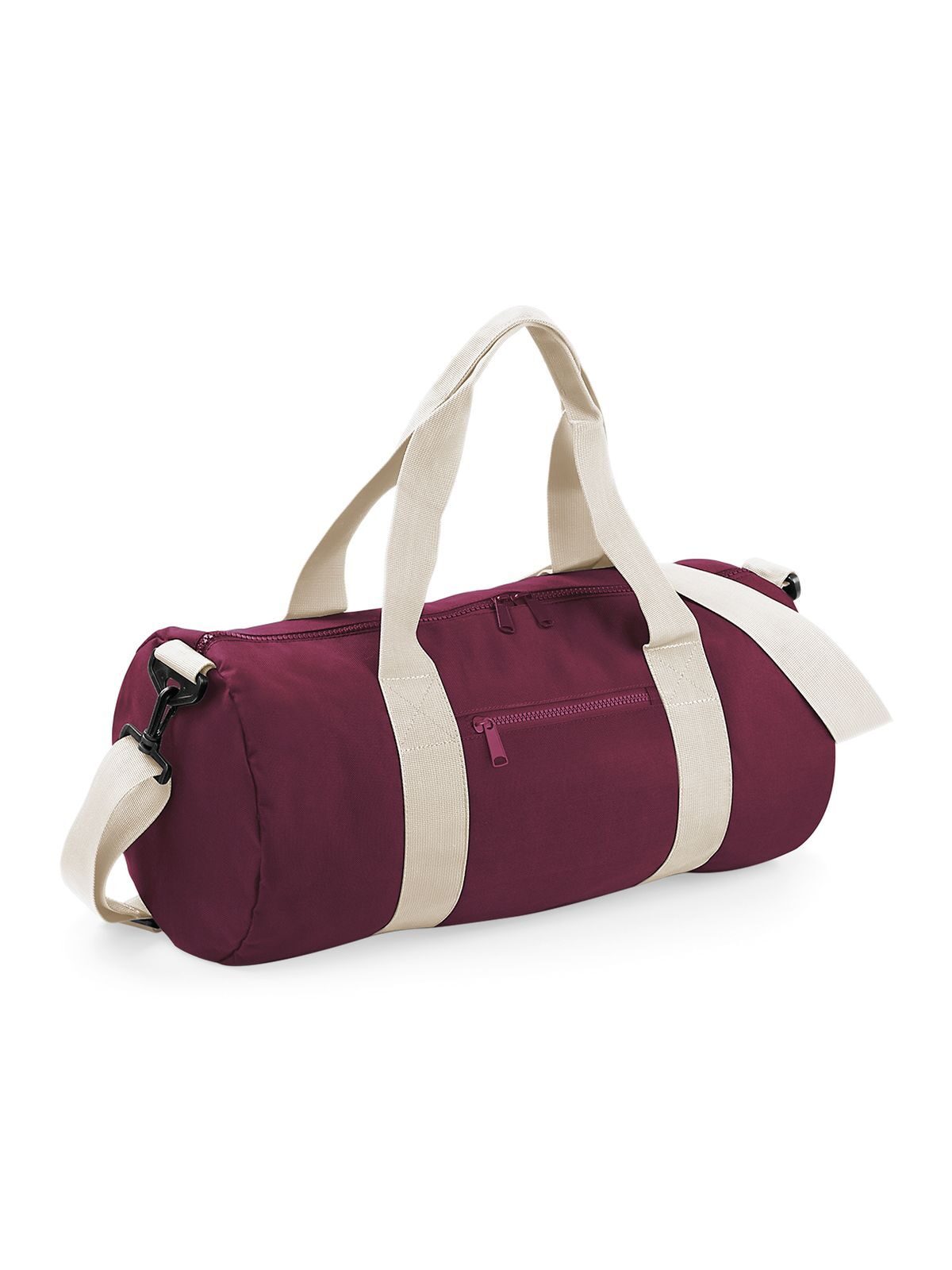 Original Barrel Bag - Burgunderrot/Cremeweiß