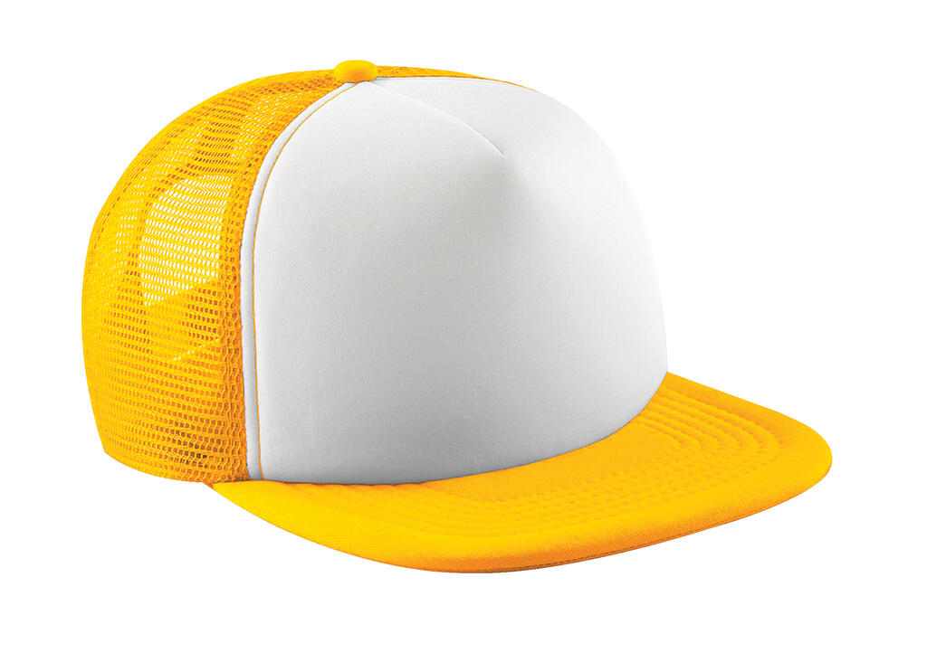 Vintage Snapback Trucker Cap - SUNW - Sonnenblume/Weiß