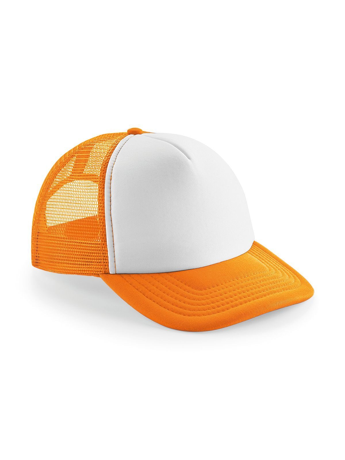 Vintage Snapback Trucker Cap - ORAW - Orange/weiß