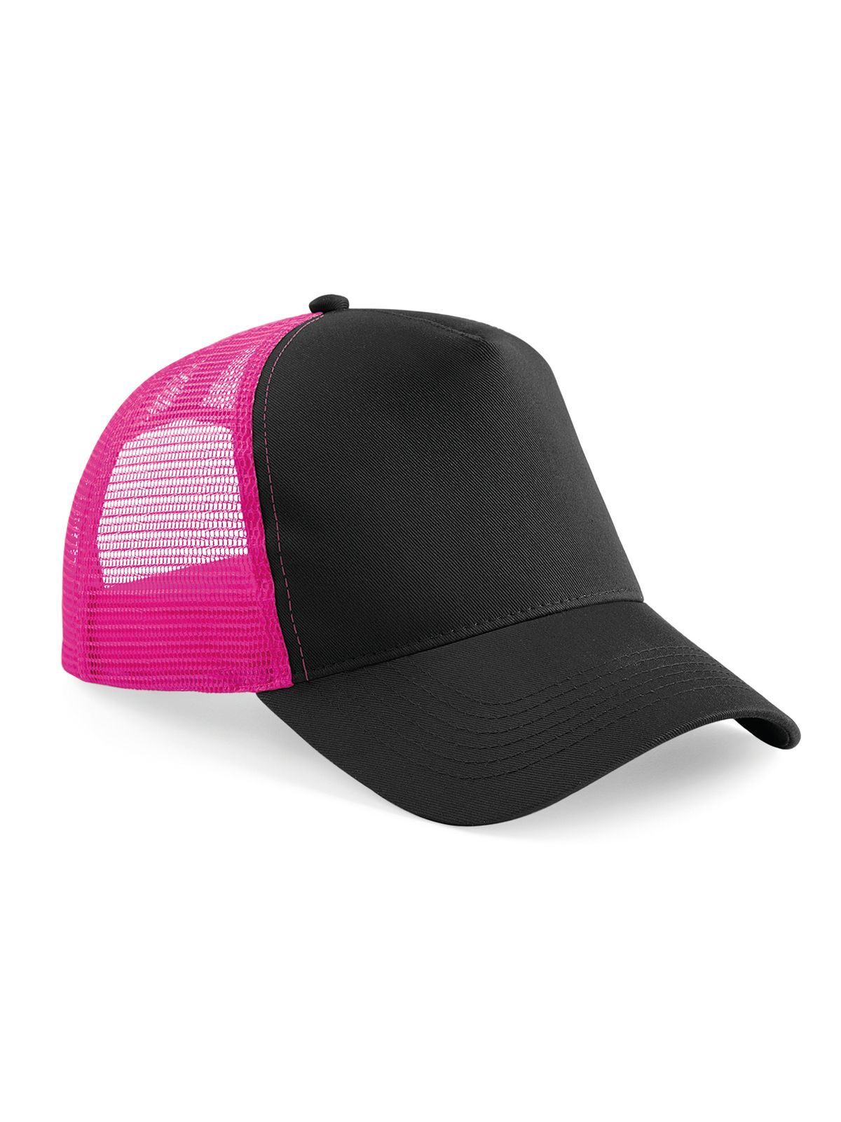 Snapback Trucker - BLKF - Schwarz/Fuchsia