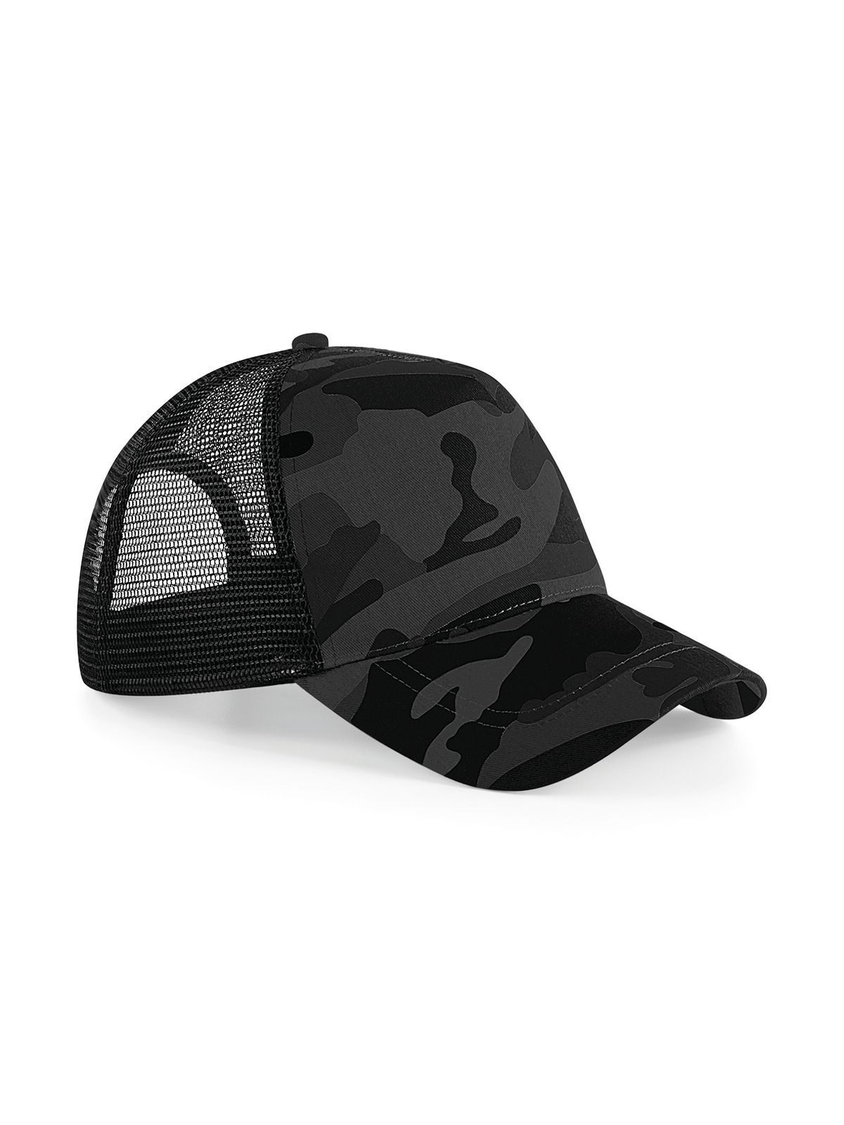 Camo Snapback Trucker - MIC - Mitternachts-Tarnmuster