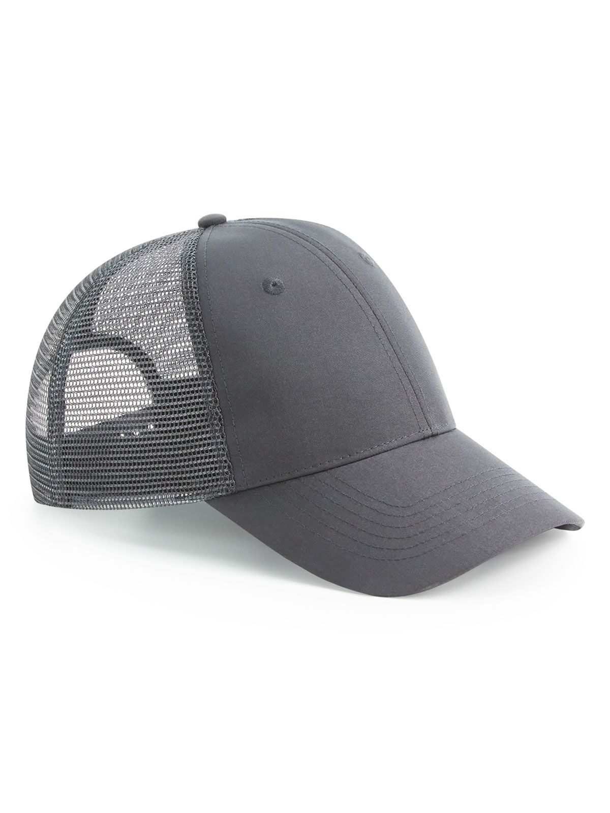 Recycled Urbanwear 6 Panel Snapback Trucker - GPH - Graphitgrau