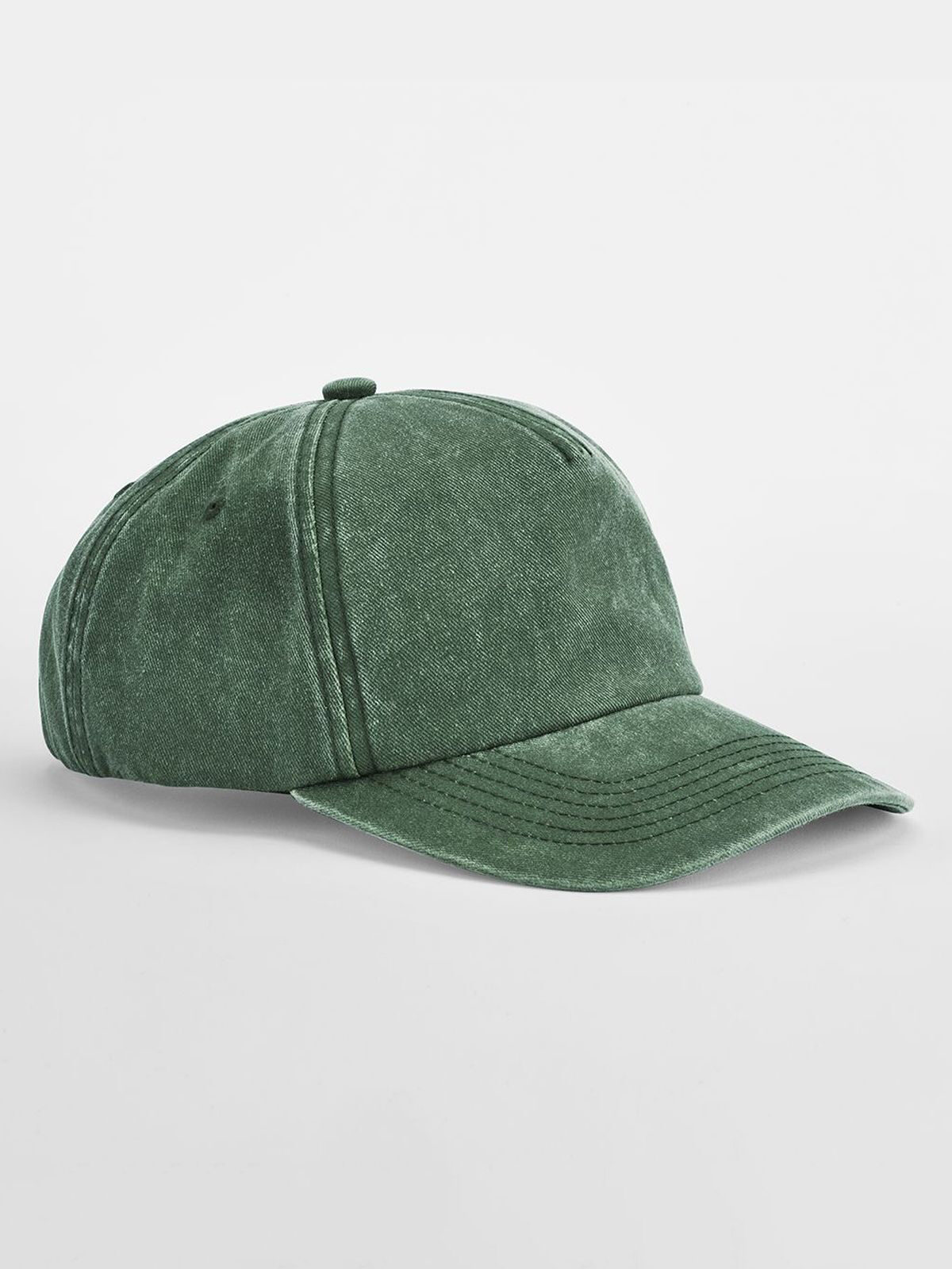 Lässige 5-Panel-Vintage-Kappe - VBO - Vintage-Flaschengrün