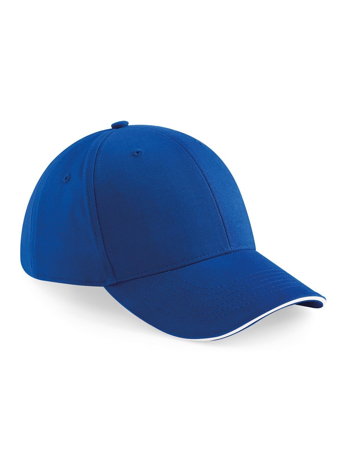 Athleisure 6 Panel Cap - BROW - Strahlend königsblau/weiß