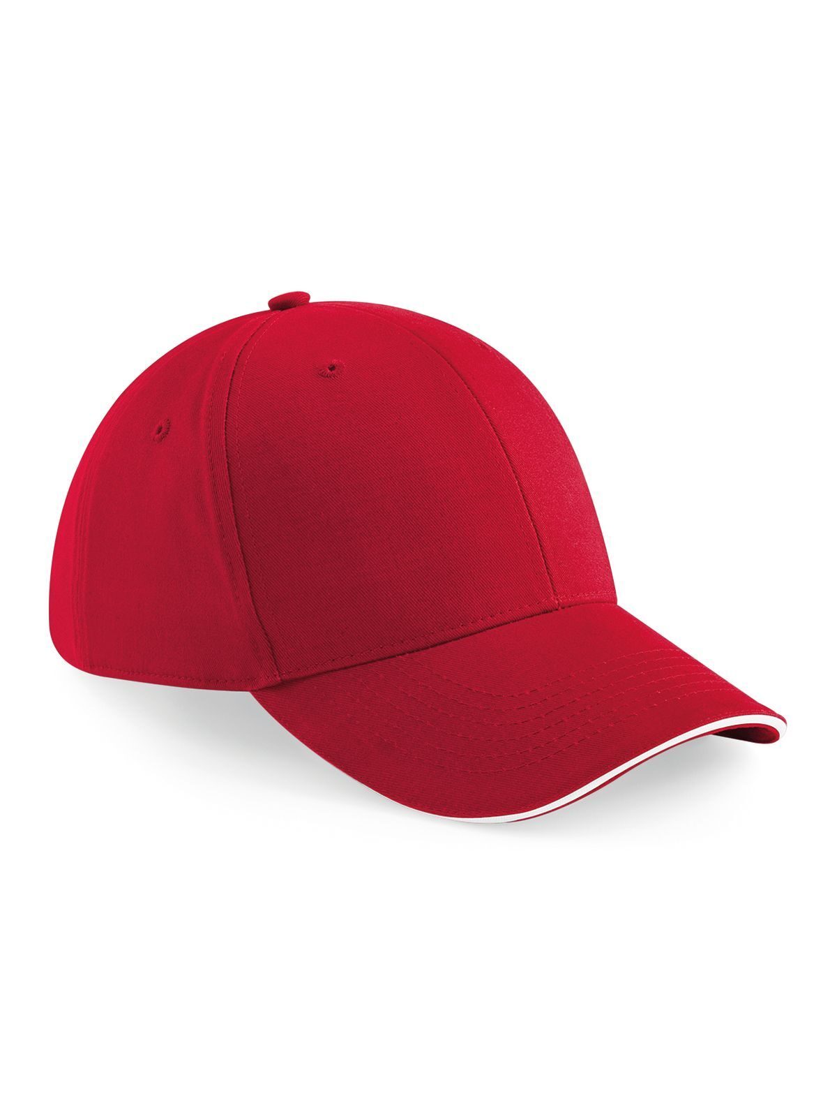 Athleisure 6 Panel Cap - CSRW - Klassisches Rot/Weiß