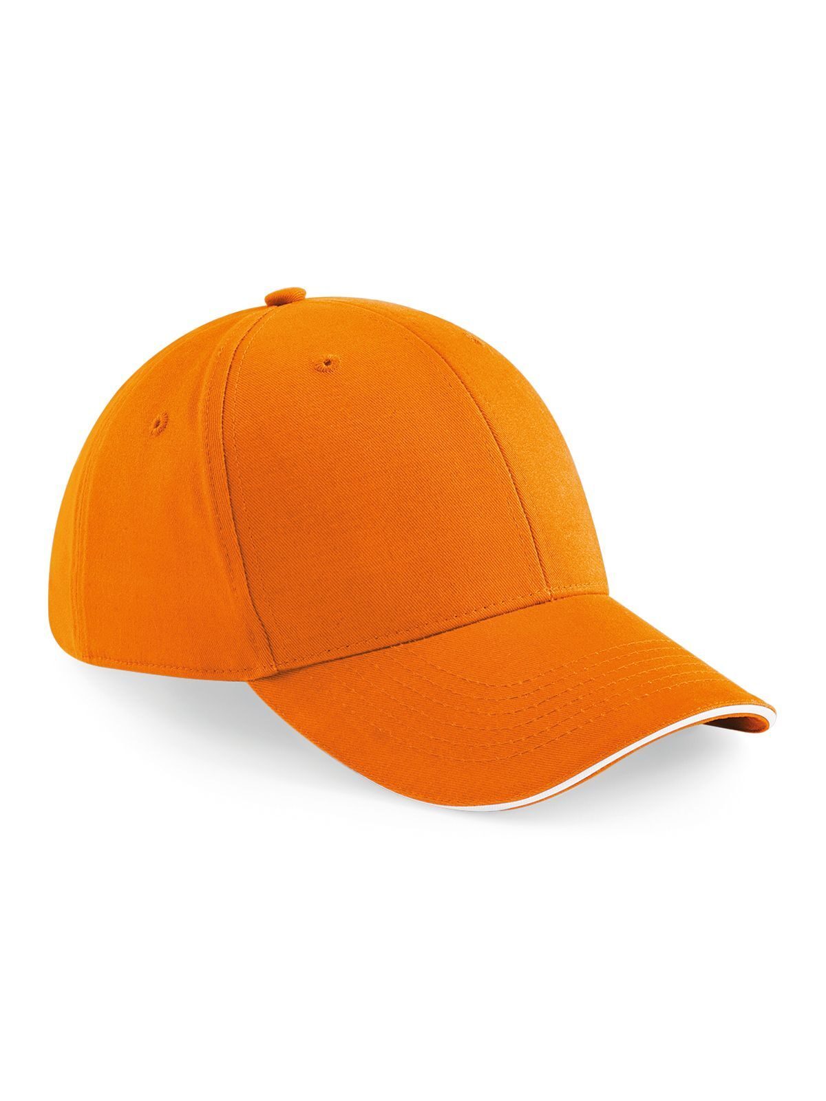 Athleisure 6 Panel Cap - ORAW - Orange/weiß