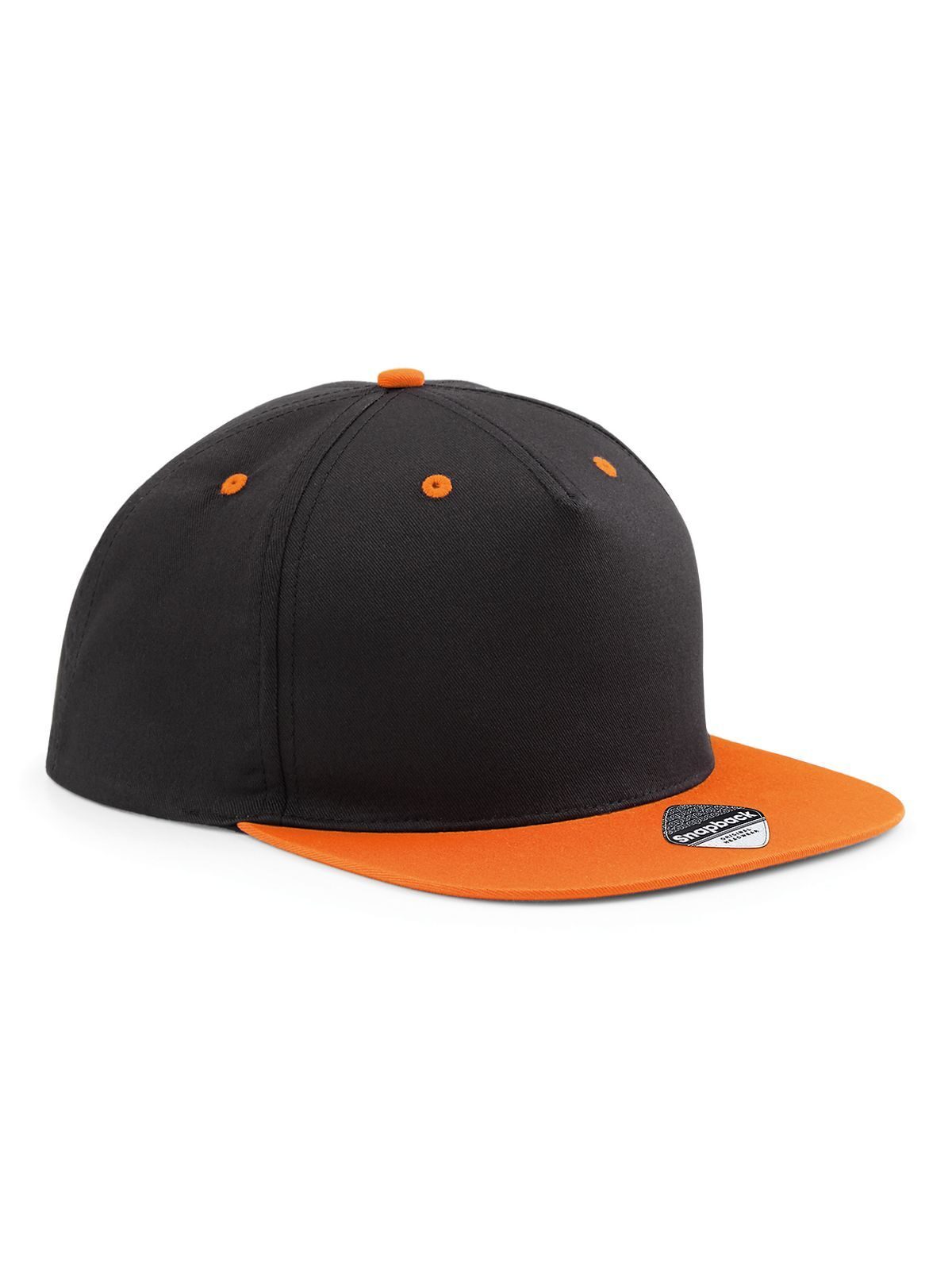 5-Panel-Kontrast-Snapback - BLKO - Schwarz/orange