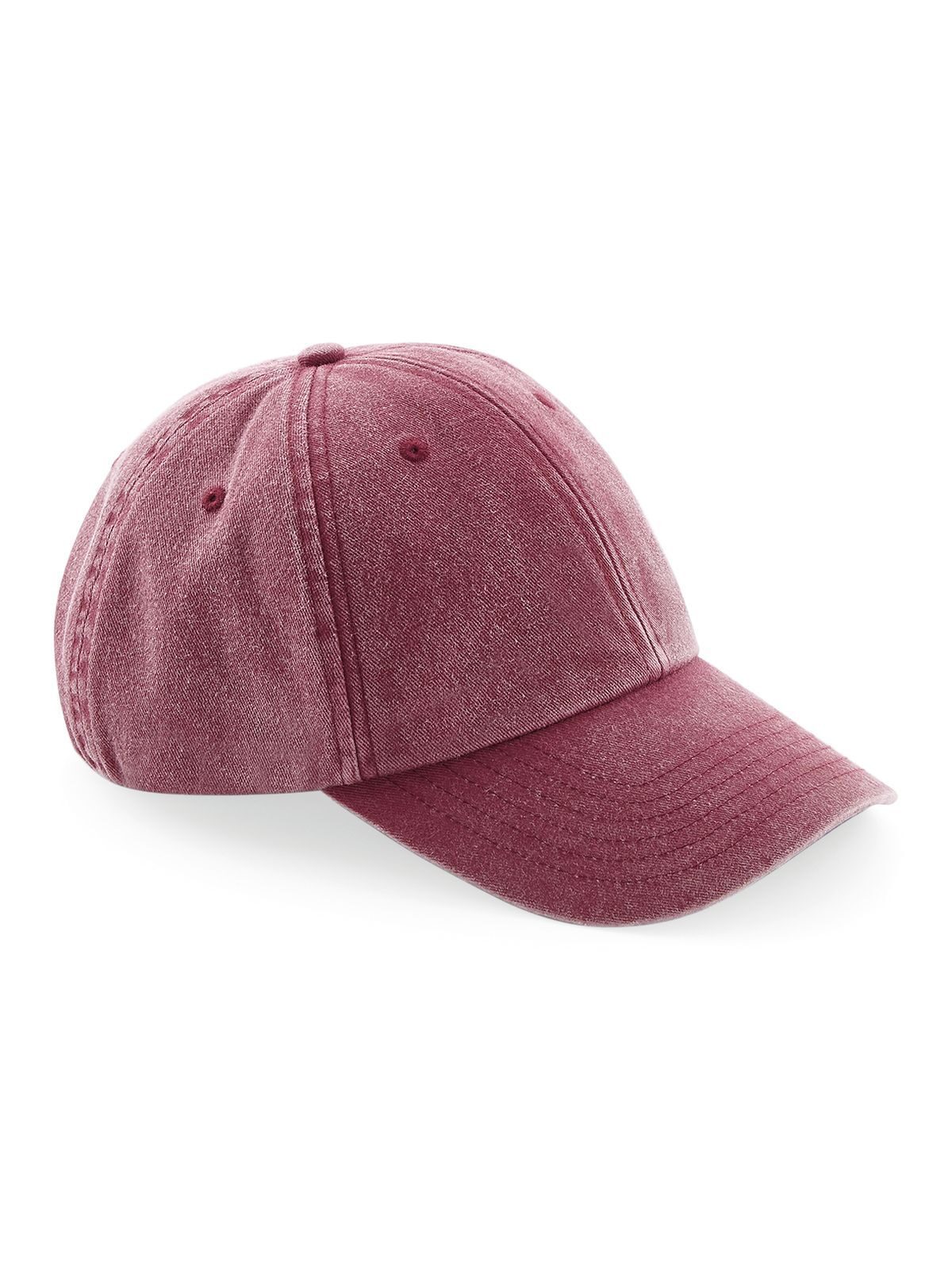 Flache Vintage-Kappe - VRE - Vintage-Rot