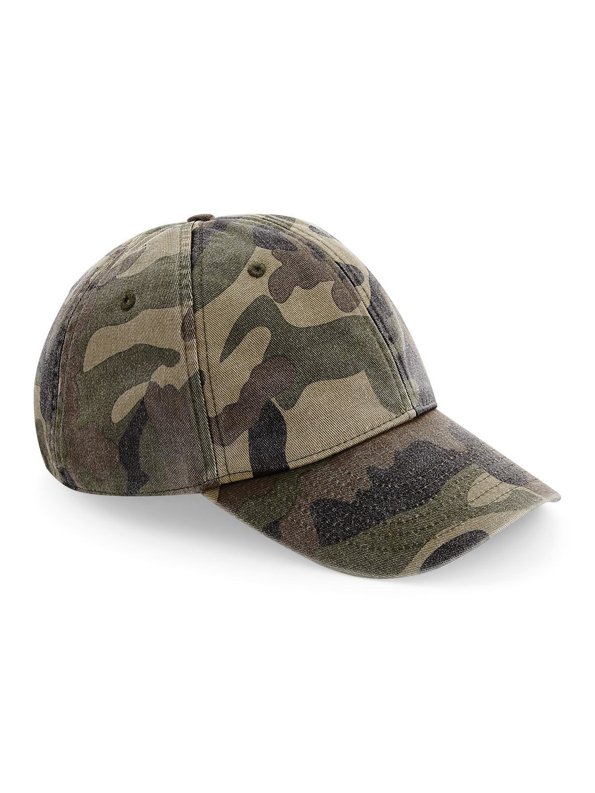 Flache Vintage-Kappe - VJU - Vintage Dschungel-Tarnmuster