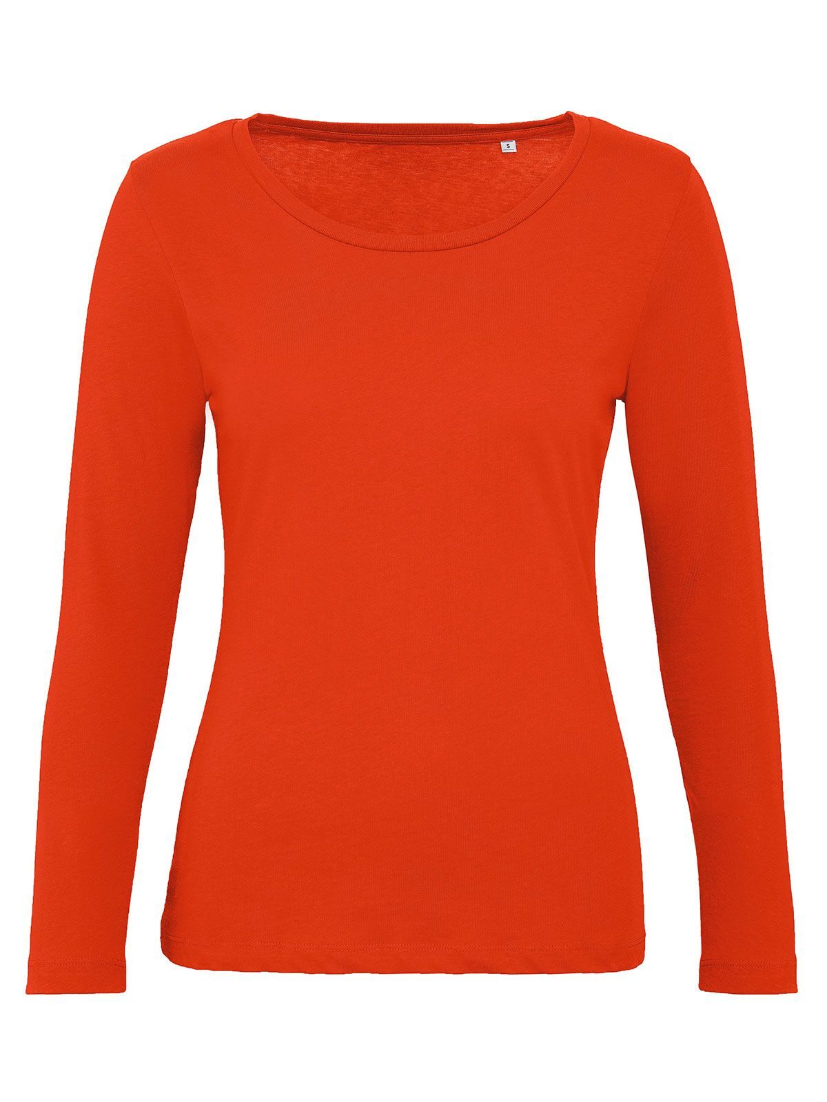 Inspirierendes Langarmshirt für Damen - FR007 - Feuerrot