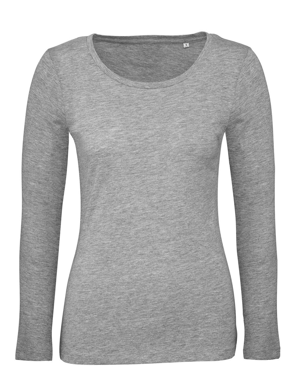 Inspirierendes Langarmshirt für Damen - HG610 - Heidegrau