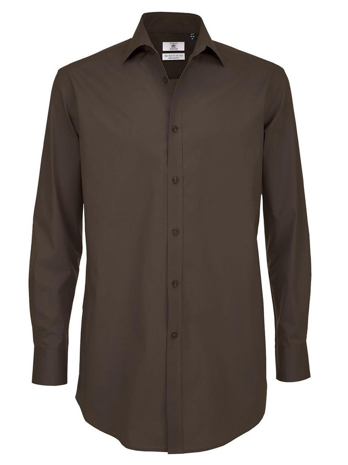 Black Tie LSL /Herren - CB146 - Kaffeebohne