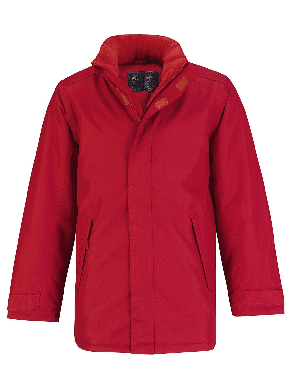 Herrenjacke Real+ - DR371 - Tiefrot