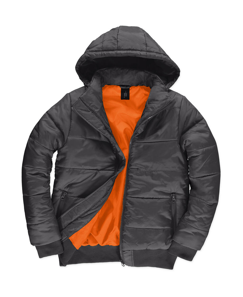 Superhood Herrenjacke - 170 - Dunkelgrau/Neonorange