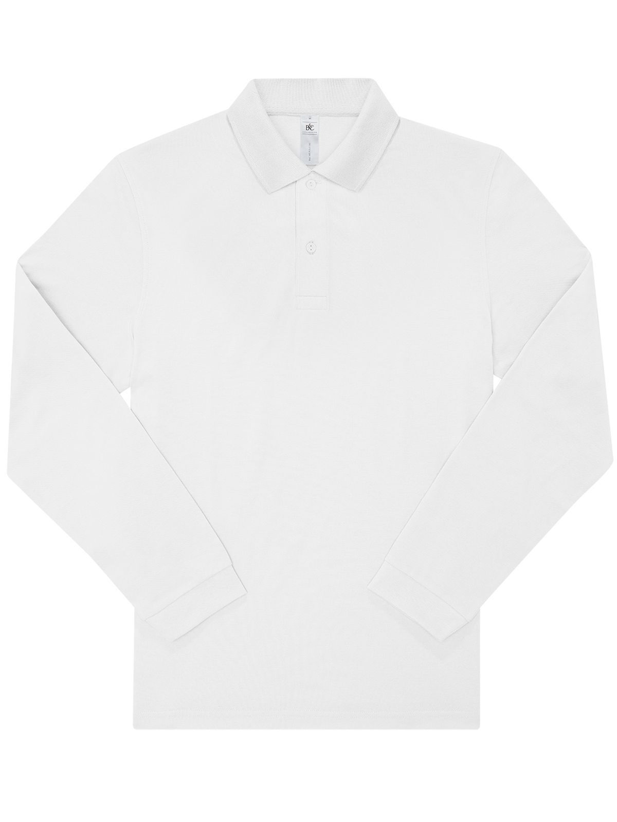 Mein Polo 180 Langarm - WH001 - Weiß