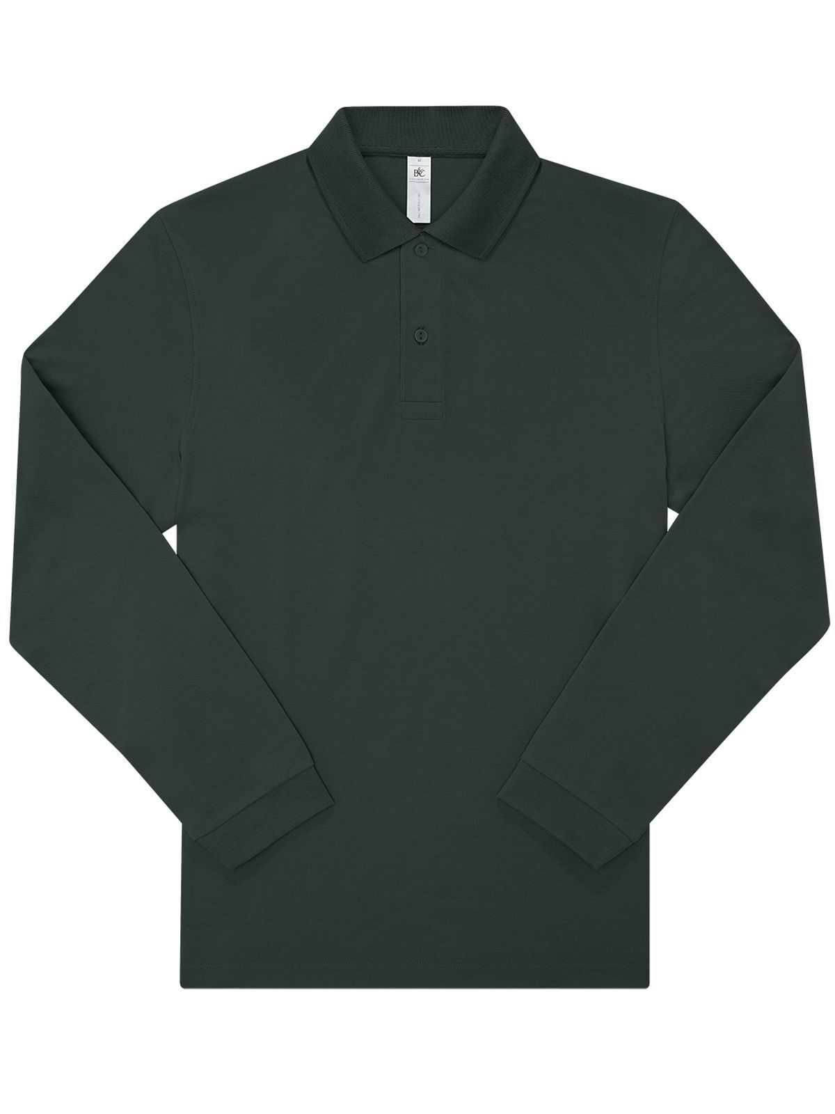 Mein Polo 180 Langarm - DF547 - Dunkler Wald