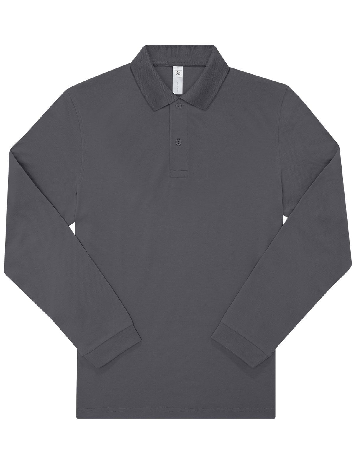 Mein Polo 210 Langarmshirt - DG670 - Dunkelgrau