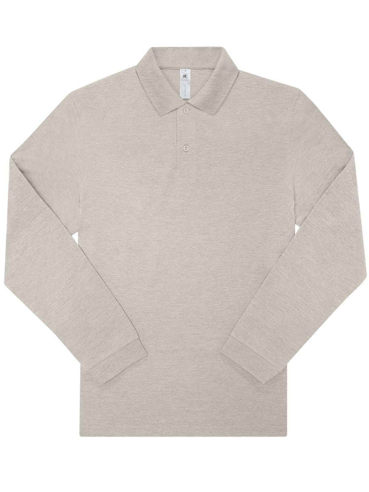 Mein Polo 210 Langarmshirt - HG601 - Heidegrau Nebel