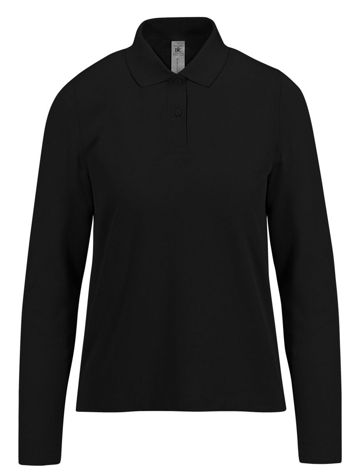 My Polo 180 Langarm / Damen - BL002 - Schwarz