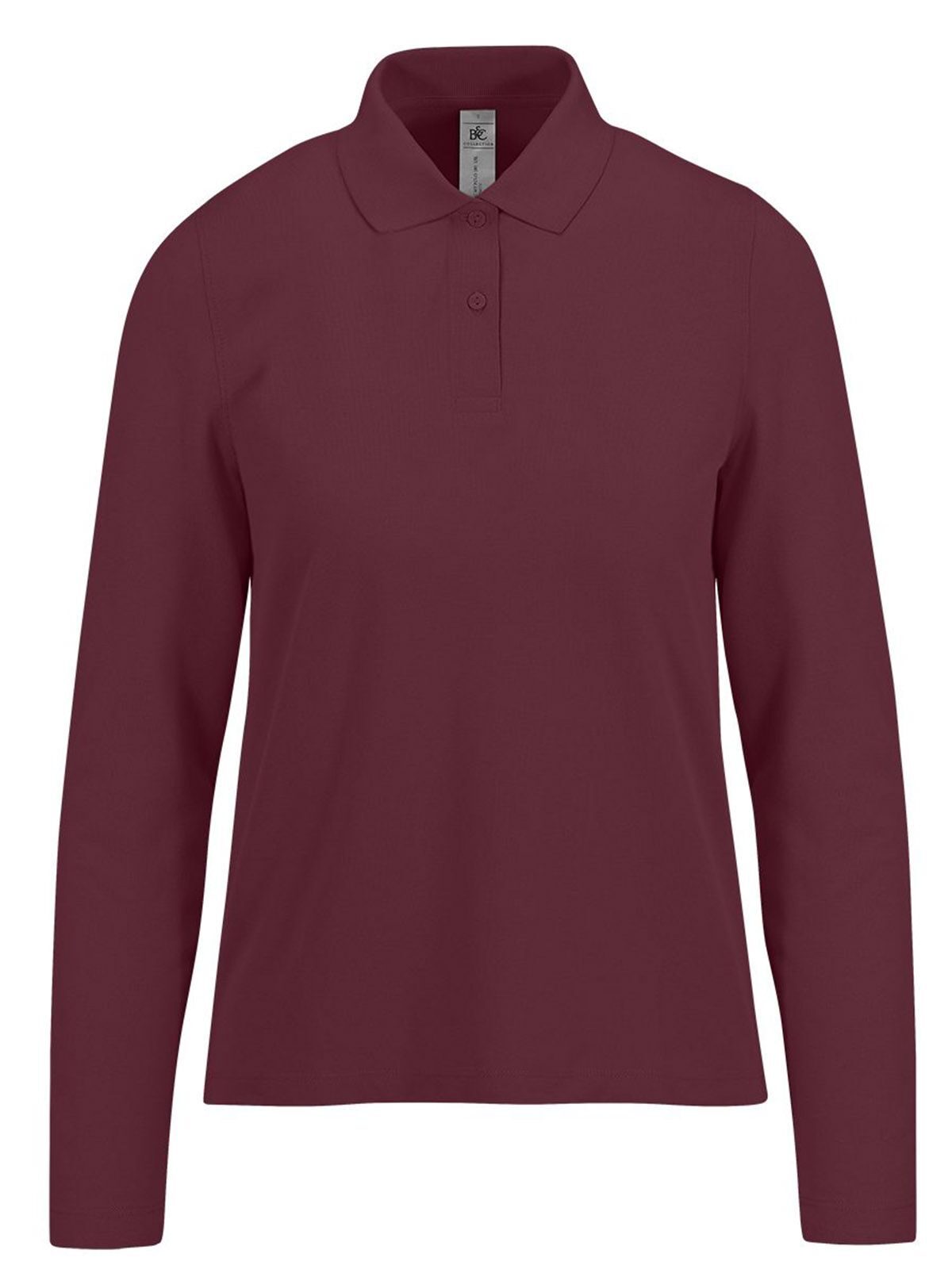 My Polo 180 Langarm / Damen - BU370 - Burgunderrot