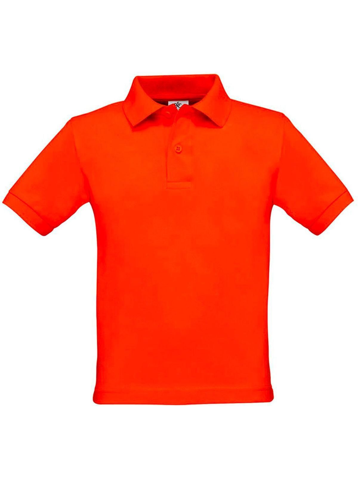 Kinder-Polo Safran - PO230 - Kürbisorange