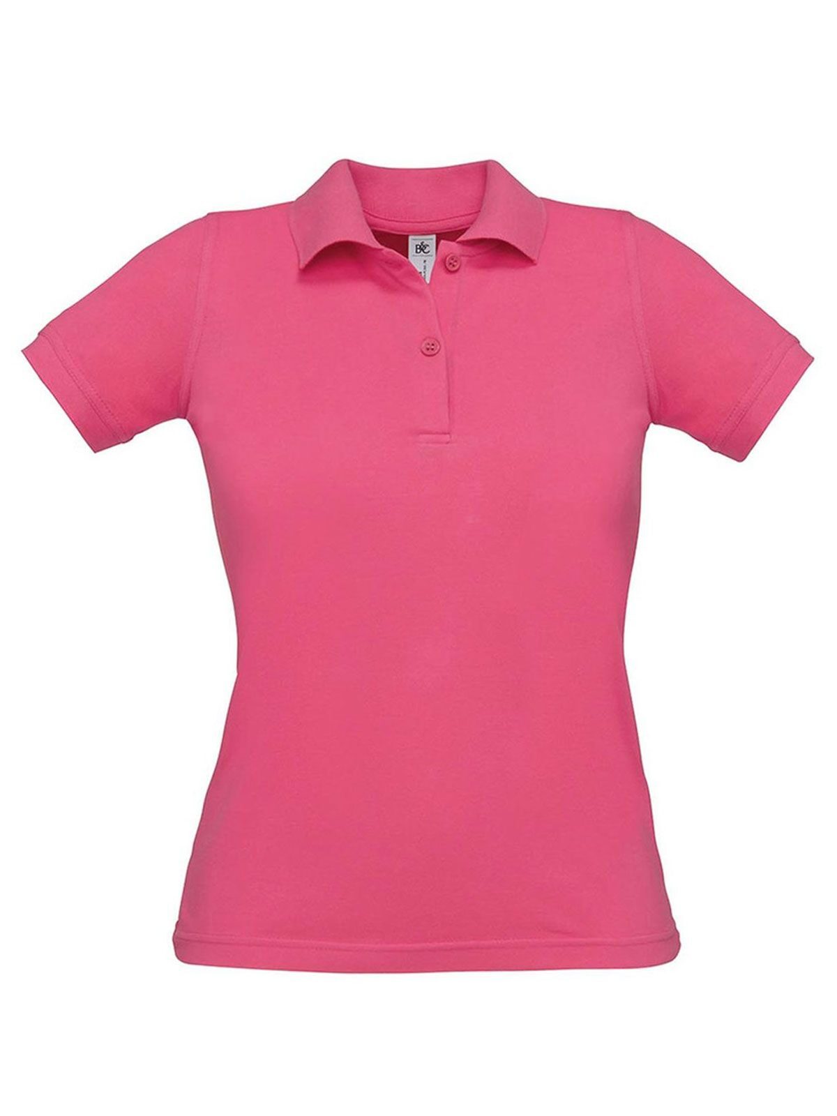 Damen Polo Safran Pure - FU310 - Fuchsia