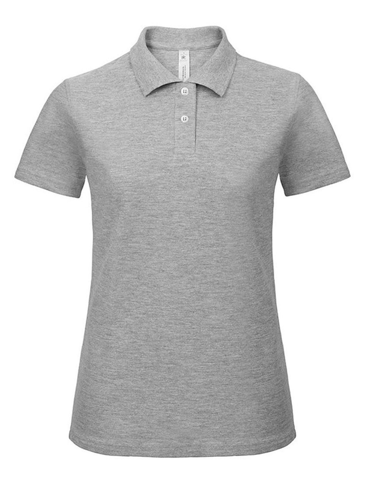 Damen-Polohemd ID.001 - HG610 - Heidegrau