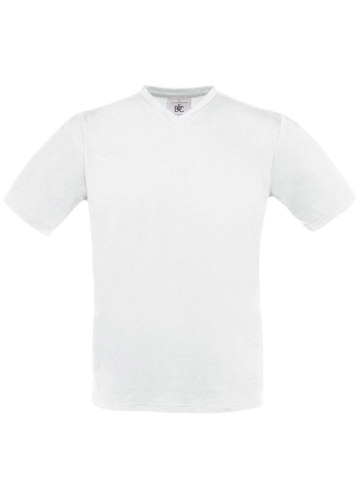Exakt V-Ausschnitt T-Shirt - WH001 - Weiß