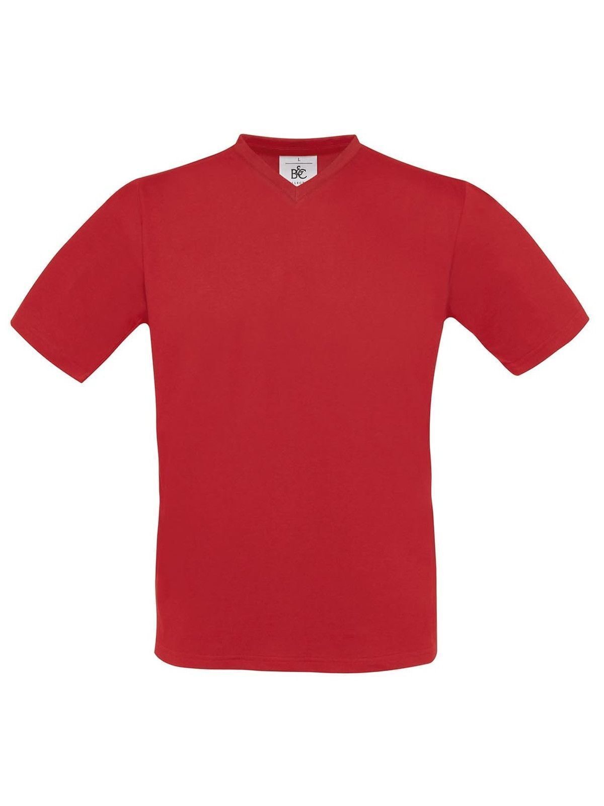 Exakt V-Ausschnitt T-Shirt - RE004 - Rot