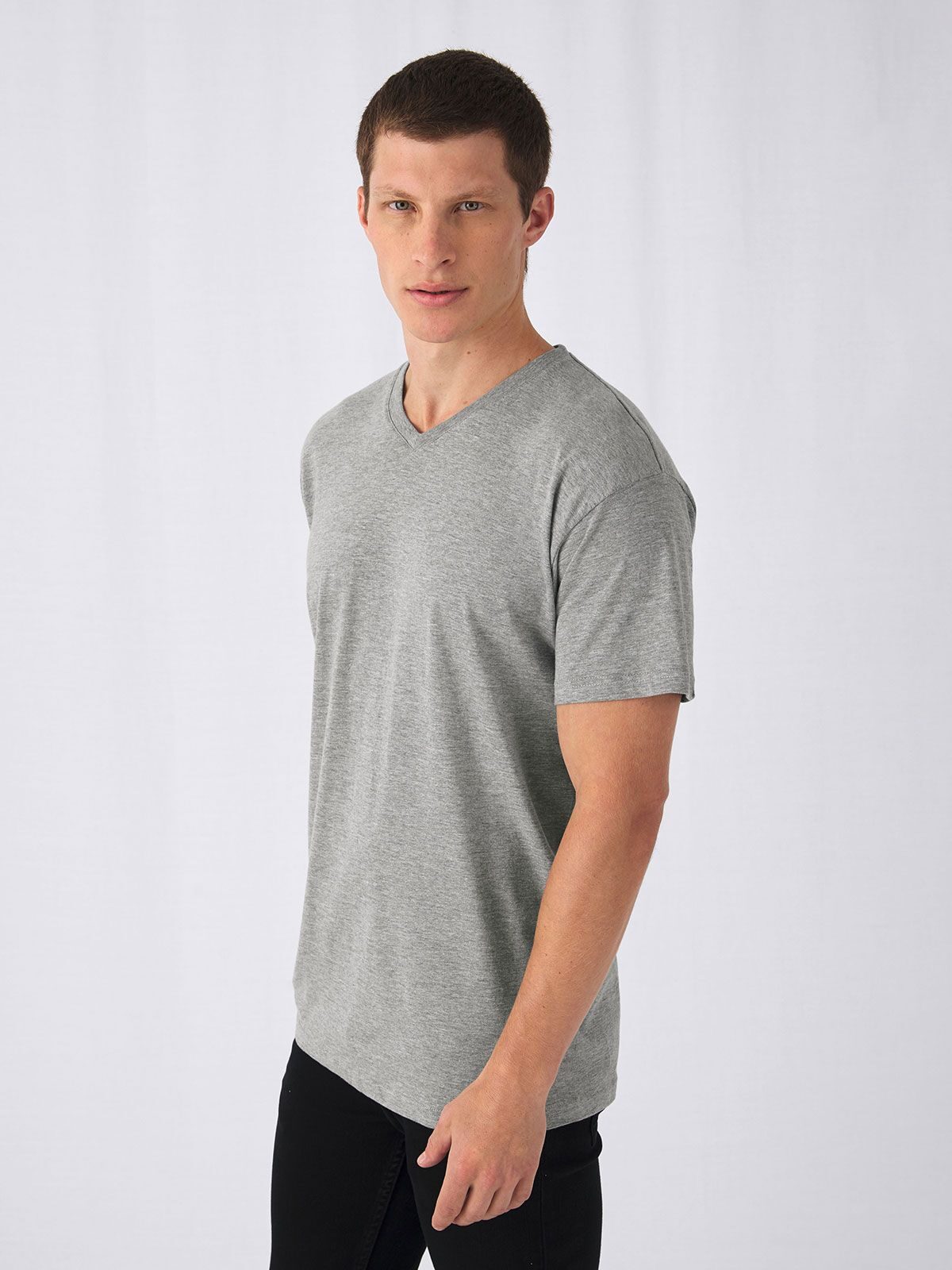 Exakt V-Ausschnitt T-Shirt
