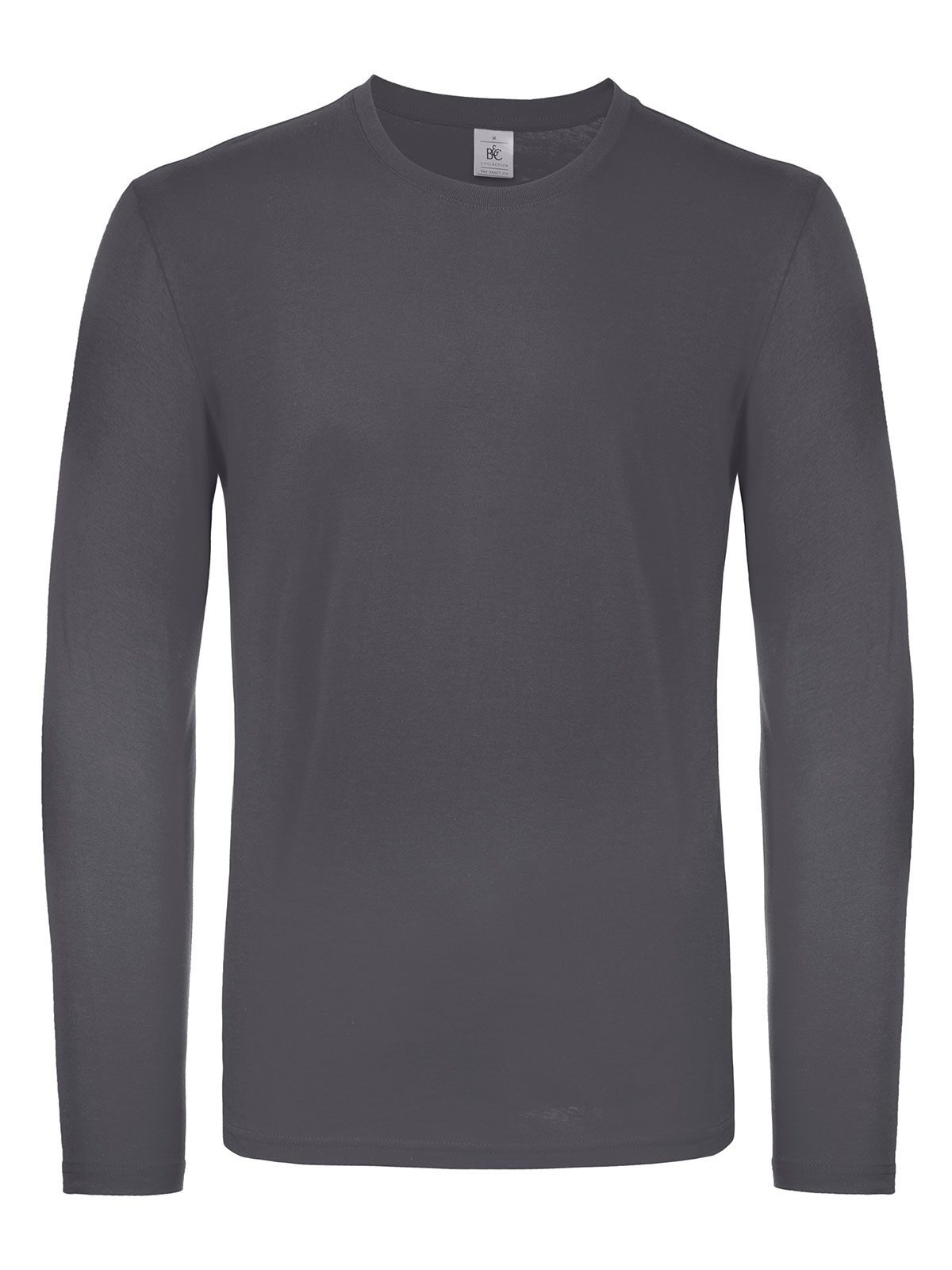Herren-T-Shirt #E150 Langarm - DG670 - Dunkelgrau