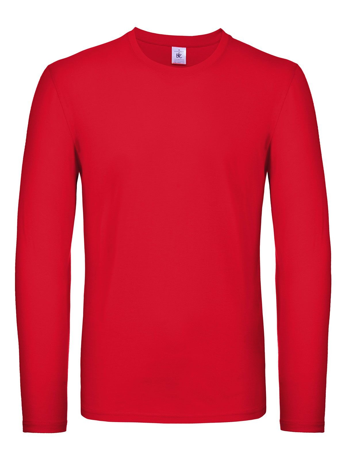 Herren-T-Shirt #E150 Langarm - RE004 - Rot