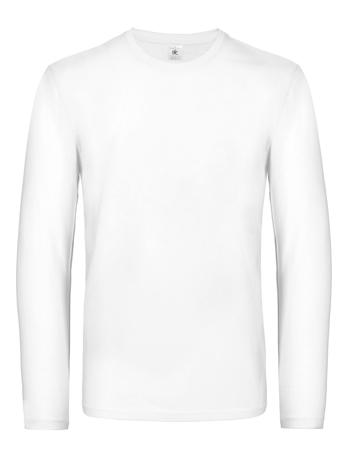 Herren-T-Shirt #E190 Langarm - WH001 - Weiß