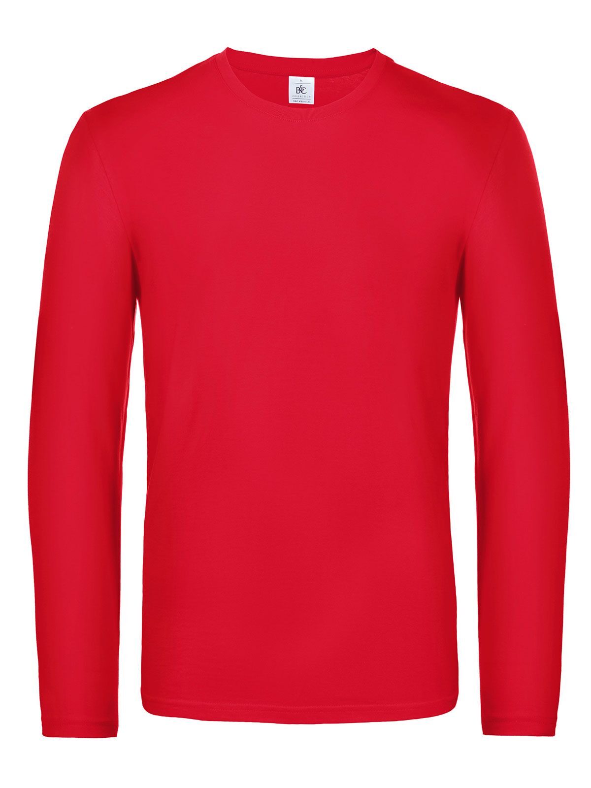 Herren-T-Shirt #E190 Langarm - RE004 - Rot