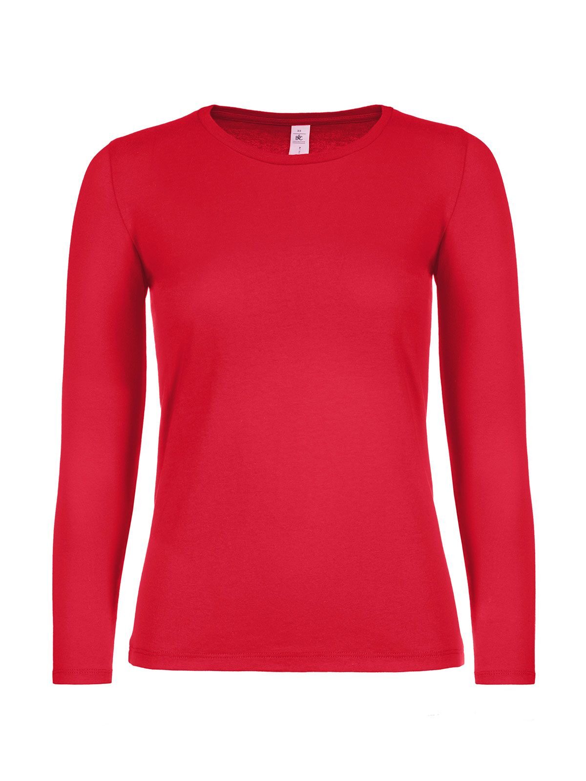 Damen-T-Shirt #E150 Langarm - RE004 - Rot