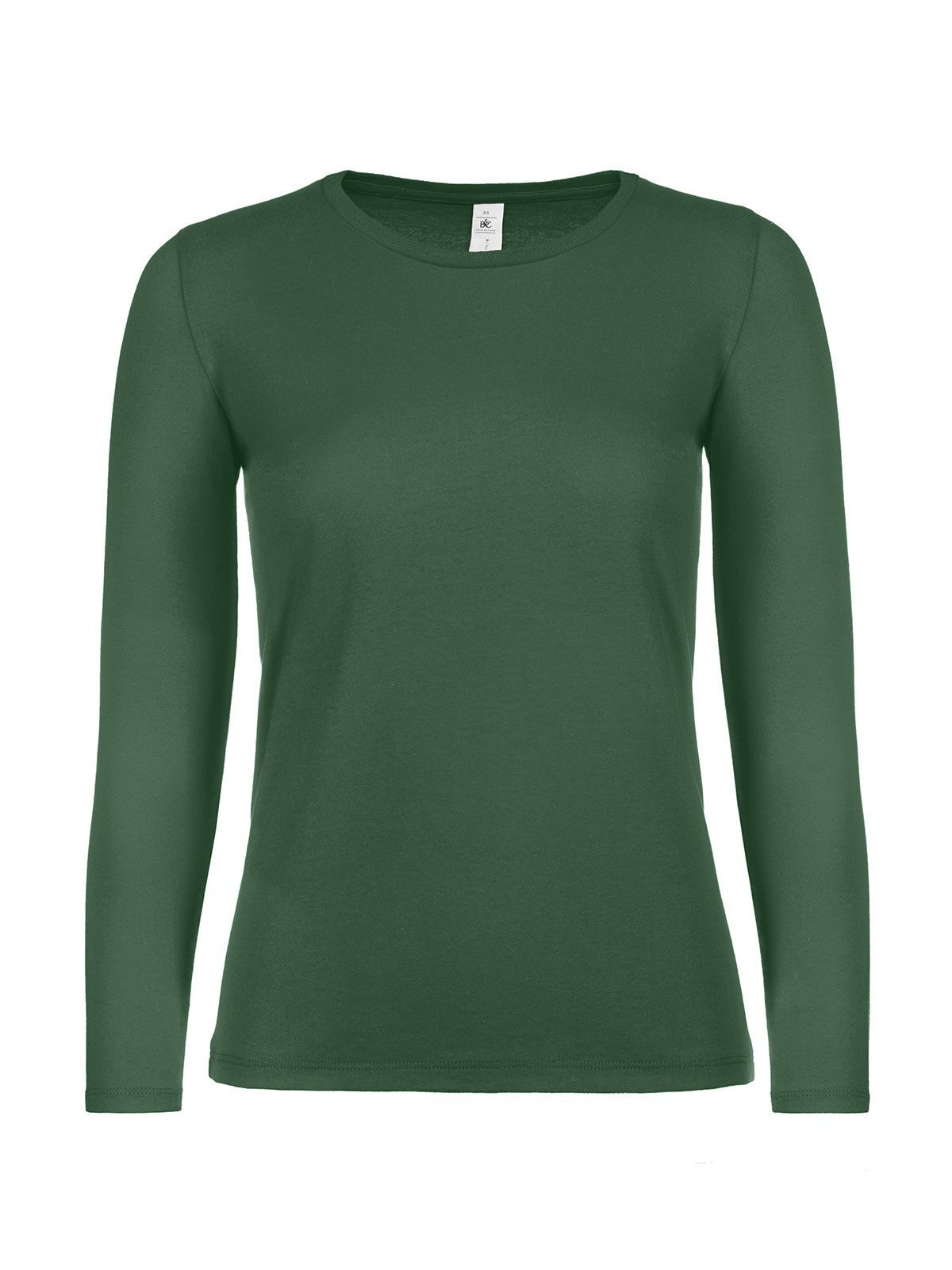 Damen-T-Shirt #E150 Langarm - BG540 - Flaschengrün