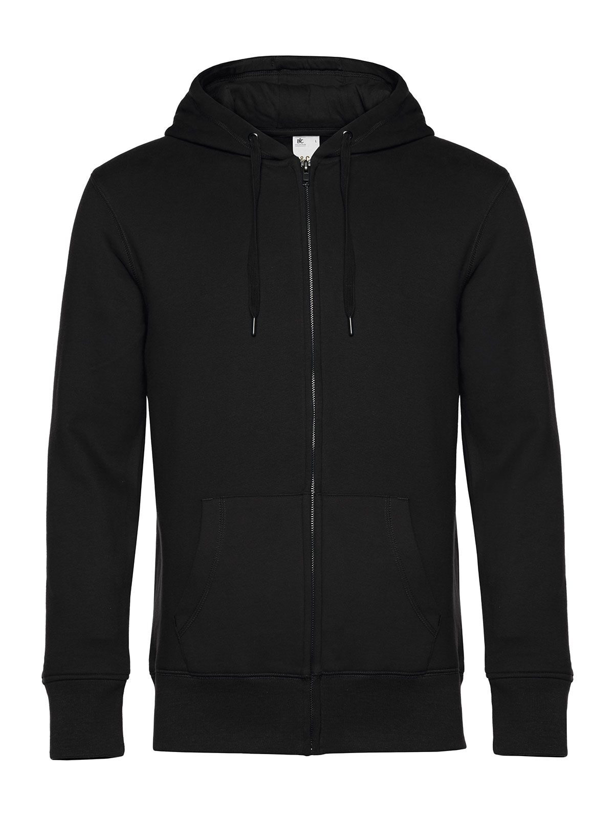 KING Jacke mit Kapuze und Reißverschluss_° - BP005 - Schwarz Rein