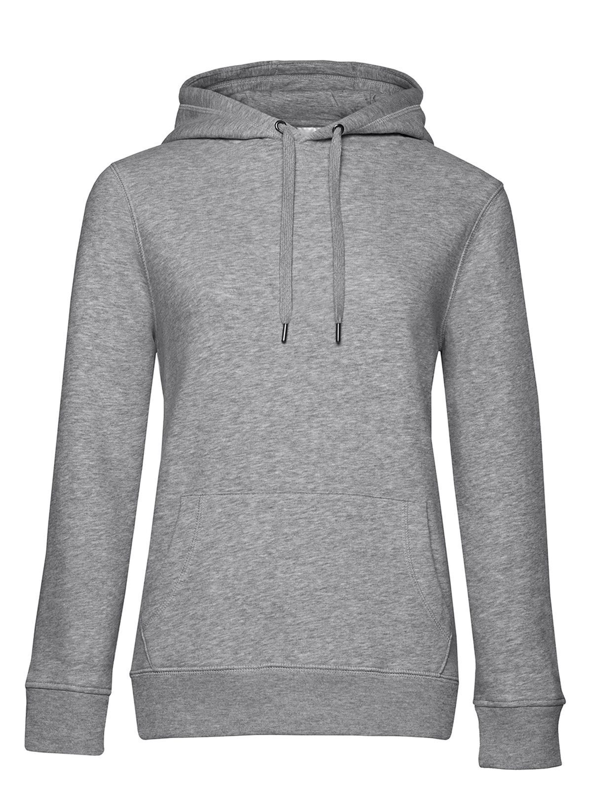 QUEEN Kapuzenpullover_° - HG610 - Heidegrau