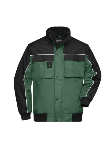 Arbeitsjacke - DGRBL - Dunkelgrün-Schwarz