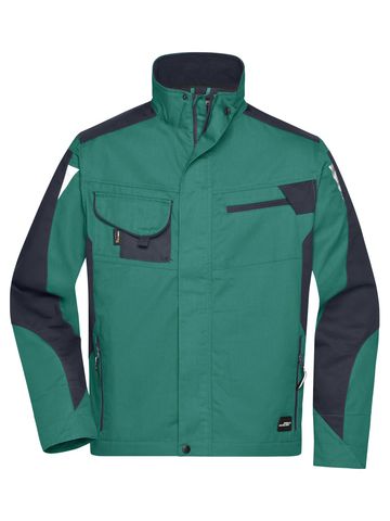 Arbeitsjacke - DGRBL - Dunkelgrün-Schwarz